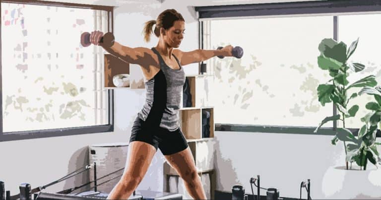 Pilates Reformer exercise equipment